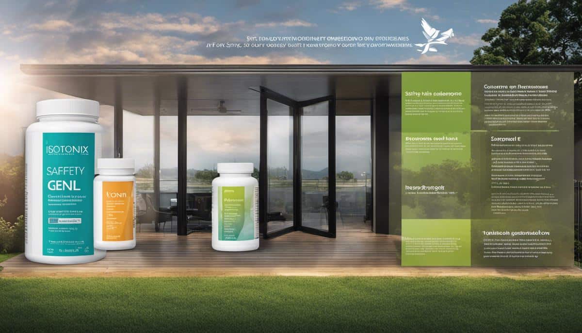 Image depicting the safety concerns and considerations for Isotonix Supplements.